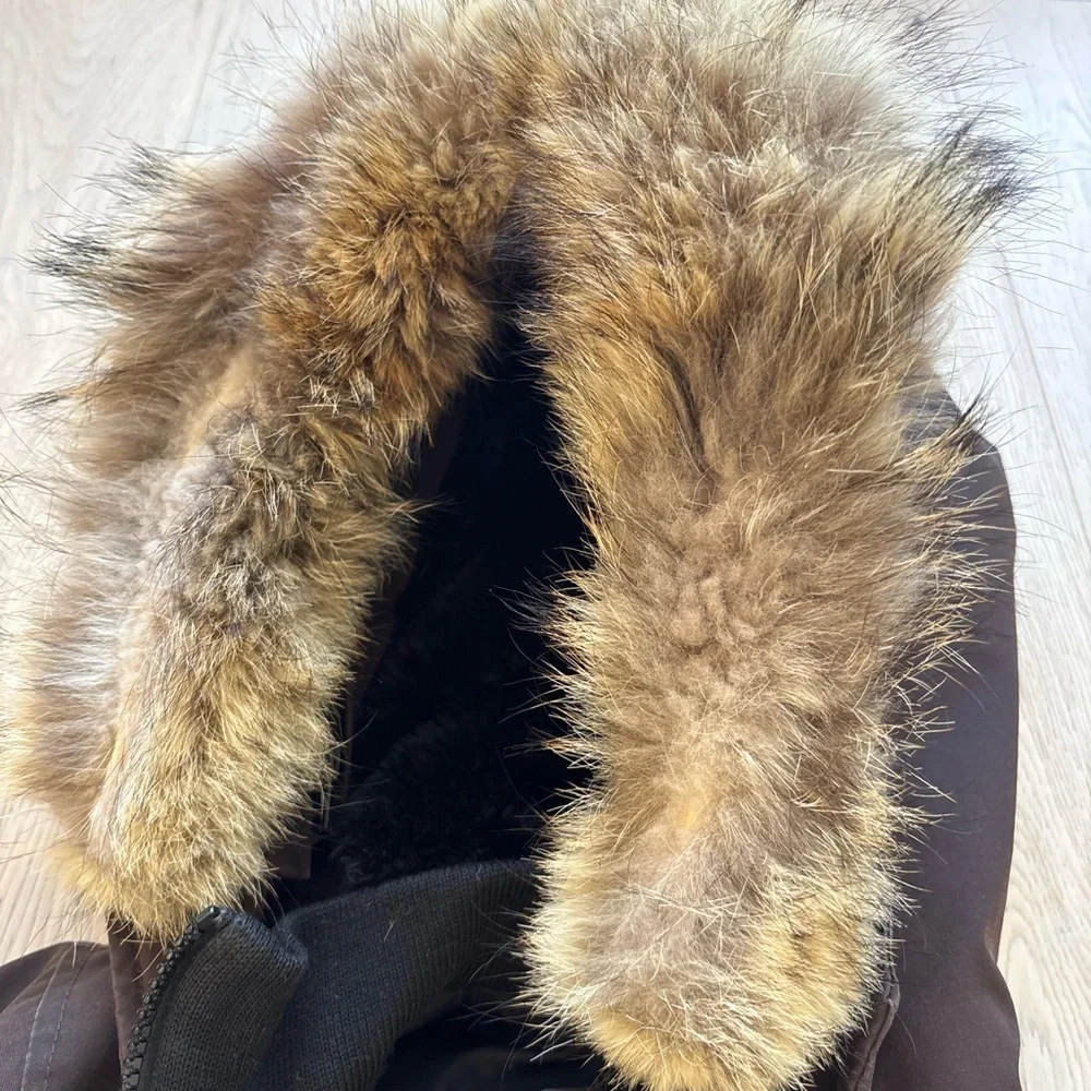 Canada Goose Women’s Brown Kensington Down Jacket Size XXS - Picture 4 of 16